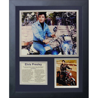 Elvis Presley Motorcycle Framed Memorabili