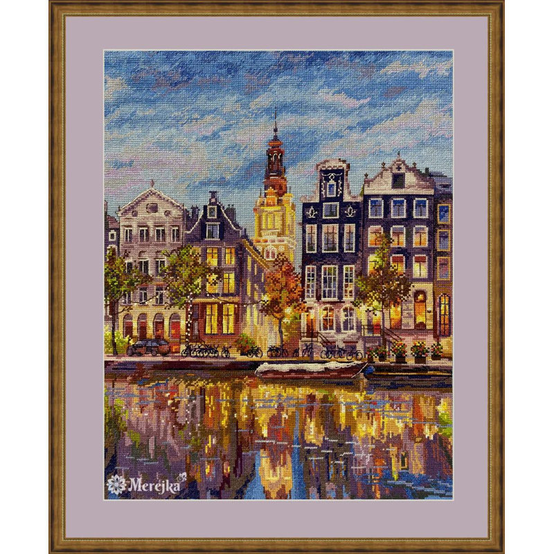 Ensemble de points de croix au point compté Amsterdam par Merejka K-232