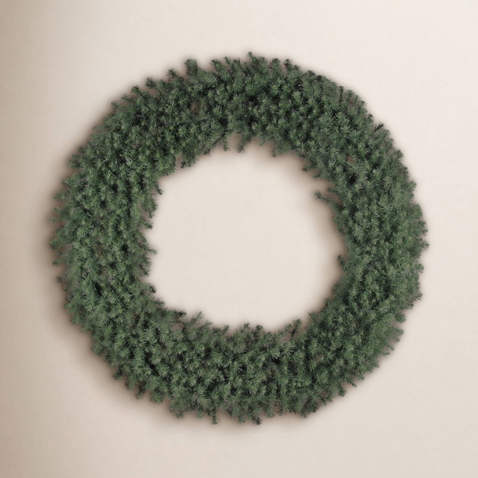 Artificial Douglas Fir Wreath Unlit, 60" H