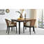 Chaise d'appoint rembourrée en rotin