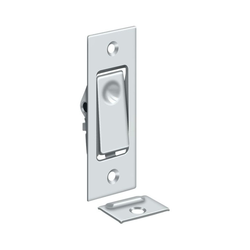Pocket Door Hardware, Polished Chrome