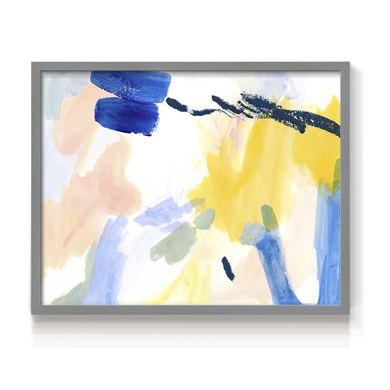 «Candy Swipe II», reproduction encadrée, H 11 po x l 14 po, Gris