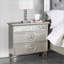 Table de chevet 2 tiroirs Modern Glam