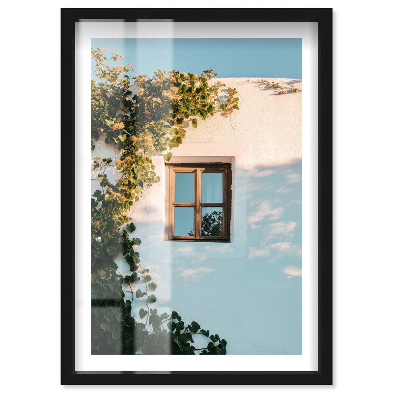 Sun Whisper I Shadowbox Print Travel Art Prints by Notoriart, Black Frame, 11 x 16, Black, 16" H x 11" W