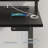 Adjustable L-Shaped Metal Base Standing Desk with Power Outlet-1516392635