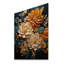 Jacintha orange sarcelle botanique tourbillon II sur bois-521502187