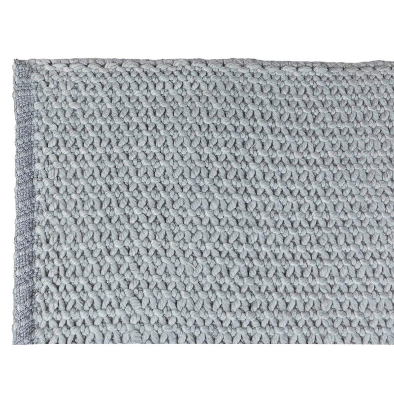 Surath Hand Loomed Area Rug in Silver, Rectangle 9' x 12'