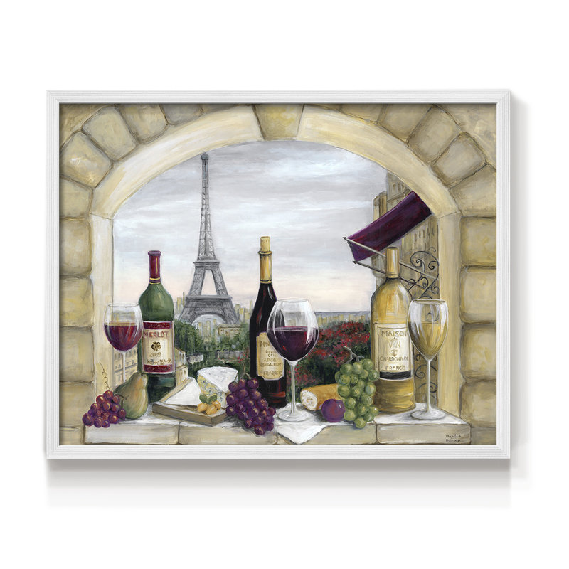 Paris Delight - Reproduction encadrée - Restickable, H 8 po x l 10 po, Blanc