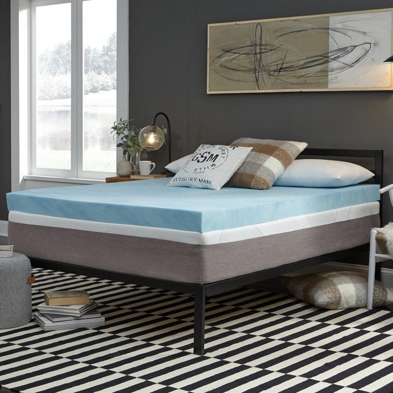 Comforpedic Loft from Beautyrest 4" Gel Memory Foam Mattress Topper, Full