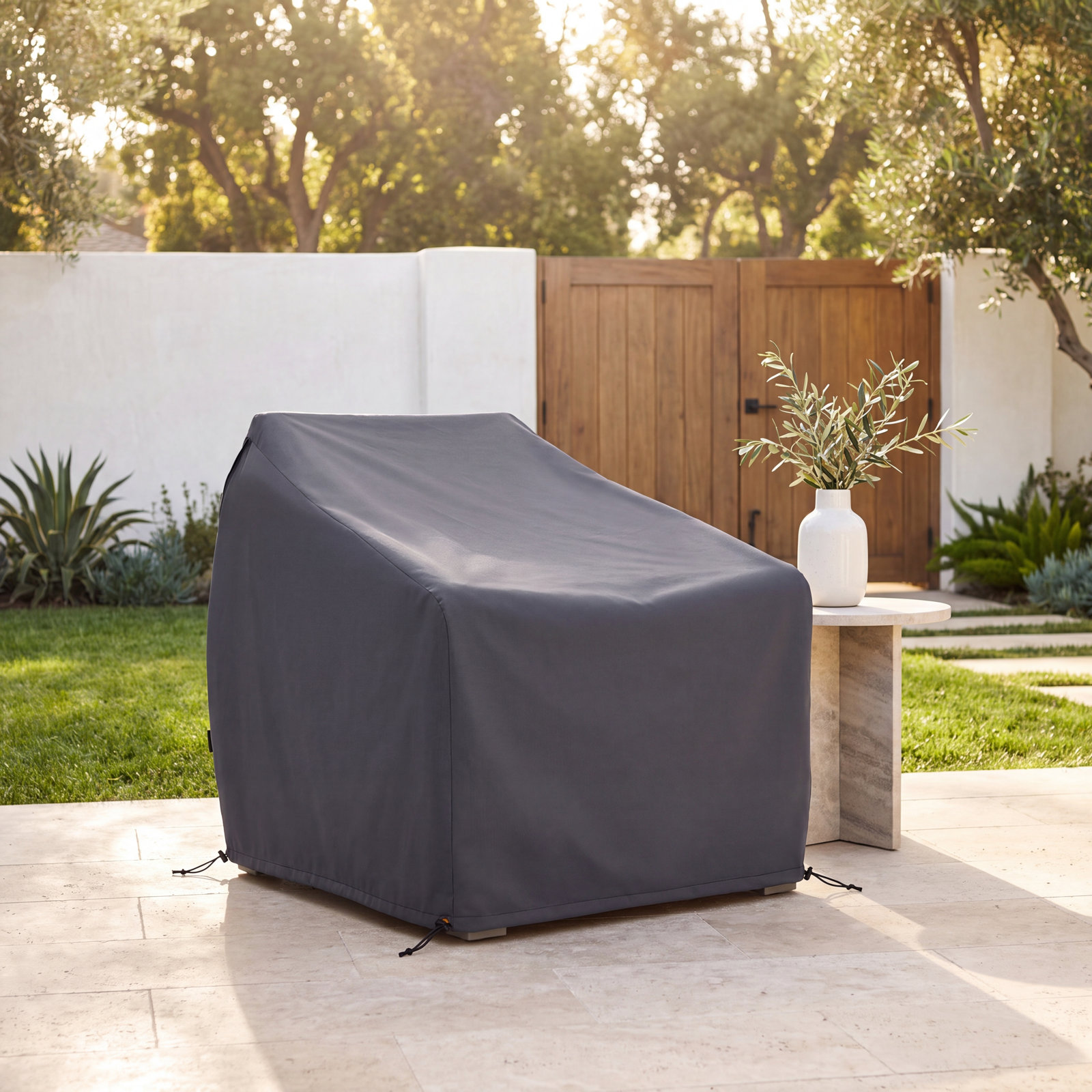 Swivel Wicker Outdoor Lounge Chair Cover