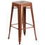 Kai Industrial Style Bar Stool - Set of 4 - Modern Metal Counter or Bar Height-270456273-270456275