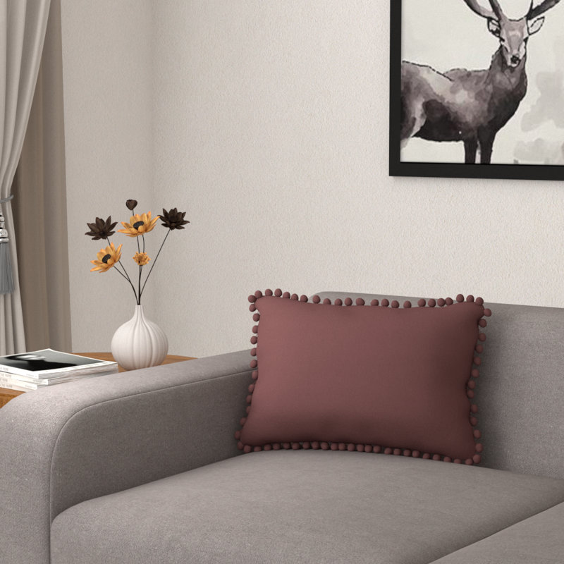 Twila Cushion, Faded Pink, 30cm H x 50cm W