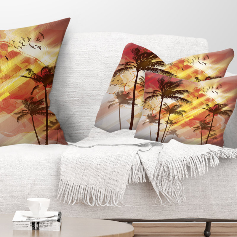 Coussin Palm Tree at Sunset