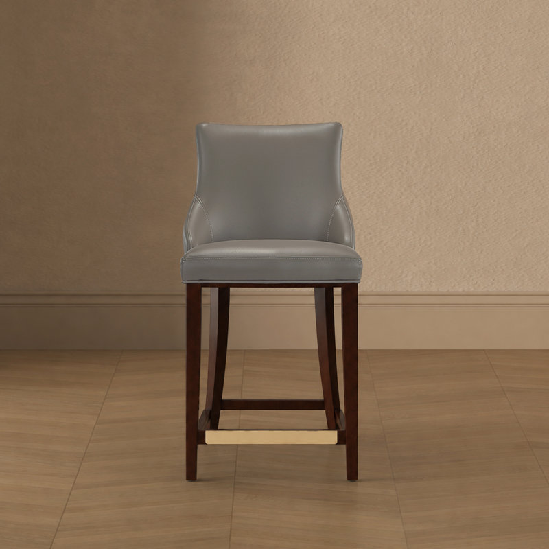 Tabouret de bar Shubert, Tabouret de comptoir (siège d'une hauteur de 25,1, Dark Taupe