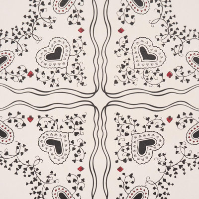 Schumacher X Backdrop Garden Of Hearts Wallpaper