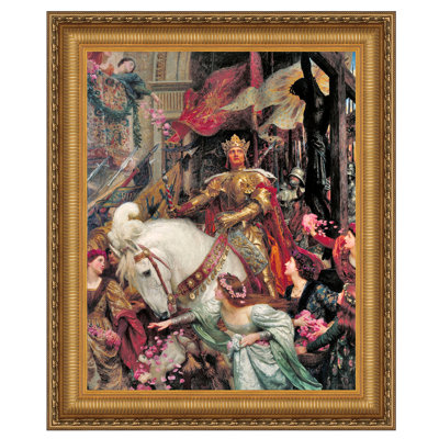 "The Two Crowns" par Frank Dicksee sur toile
