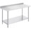 Table OSTBA en acier inoxydable pour préparation et travail 24 x 18 pouces, NSF Table commerciale en métal avec dessous réglable et pied réglable pour la cuisine, le restaurant et l'hôtel