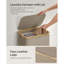 Cardboard, Faux Leather Laundry Room Organiser