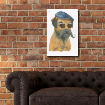 «Cool Dog For The Boy 1» par Myles Sullivan, art mural en verre acrylique