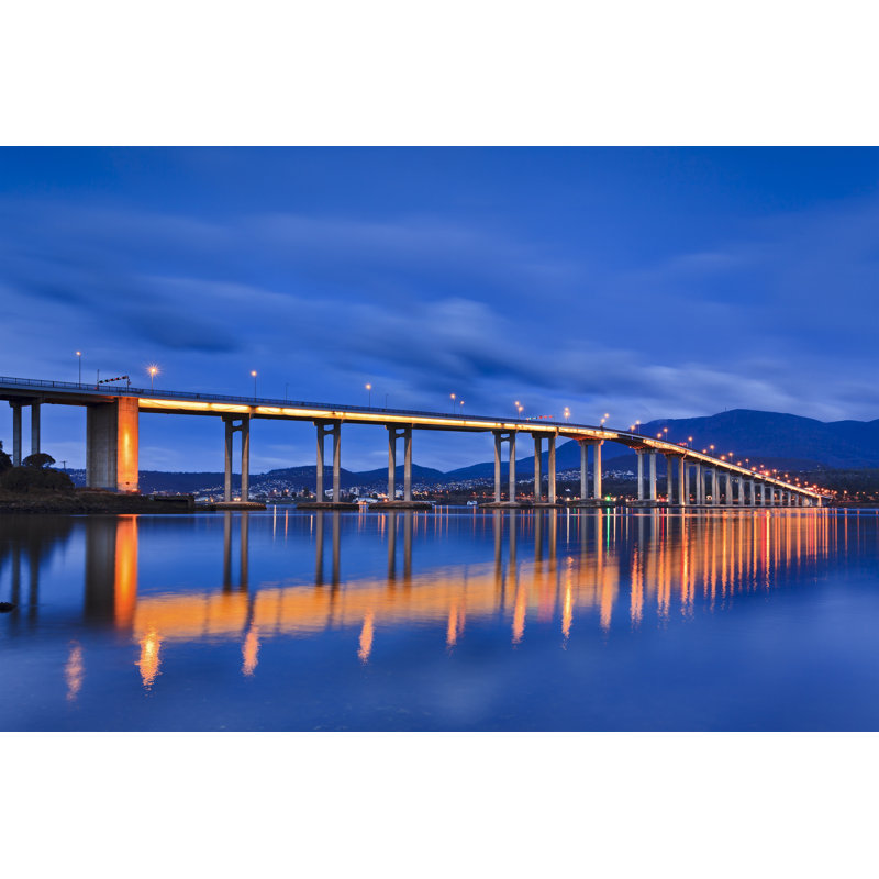 Tasman Bridge by Zetter - Wrapped Canvas Print, 51cm H x 76cm W