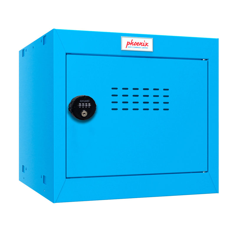 Metal 1 - Tier 40cm with Dial / Combination, Blue