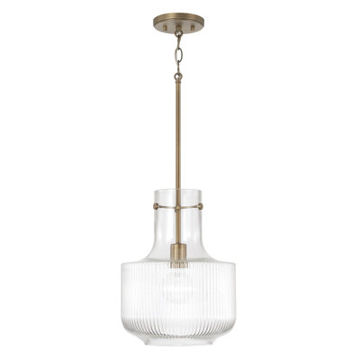 Altera Single Light Glass Dimmable Pendant