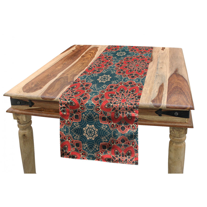 Mandala Table Runner, 120" x 16"