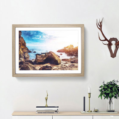 Little Corona Del Mar Beach - Picture Frame Graphic Art Print