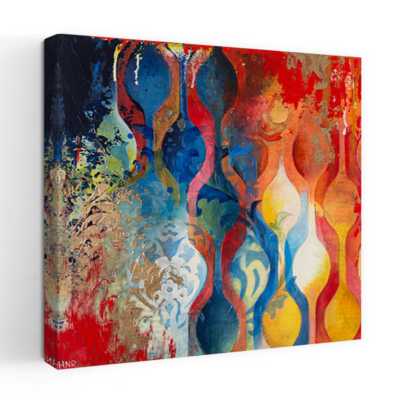 Clarity of Thought, art abstrait contemporain, H 36 po x l 36 po