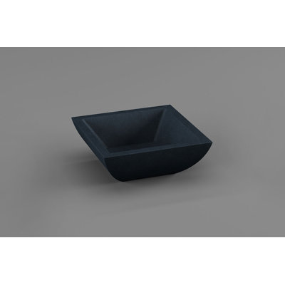 Forzalaqua Granite Handmade Square Bathroom Sink