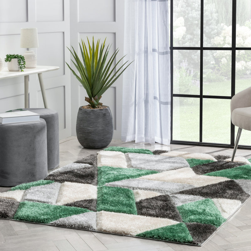  Tapis de couloir San Francisco Holland, Rectangle 7 pi 10 po x 9 pi 10 po