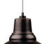 Luminaire suspendu d'extérieur 1 lumière Alem
