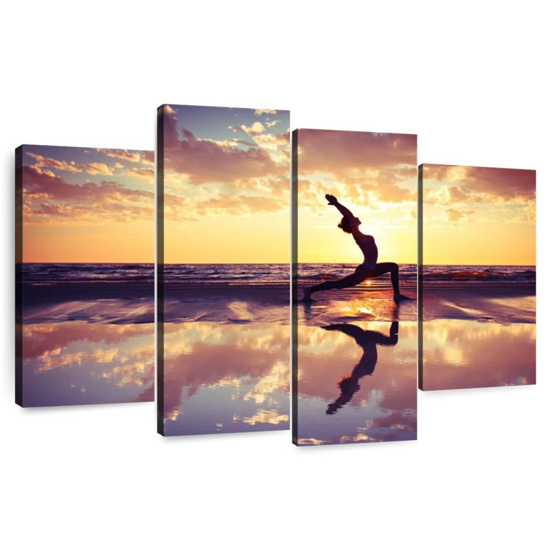 Kerrick Yoga At Sunset, 22'' H x 36'' W