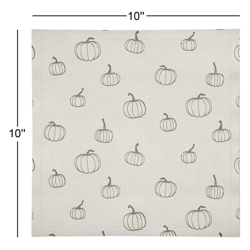 Maryjoan Cotton Square Napkin, Gray