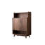 Armoire d'entrée simple en bois massif