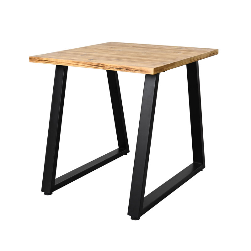 Khabib Solid Wood Top End Table Set
