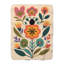 Danse florale technicolor - couverture en sherpa de qualité supérieure 1 pièce - reproduction d'art luxueuse-97327252