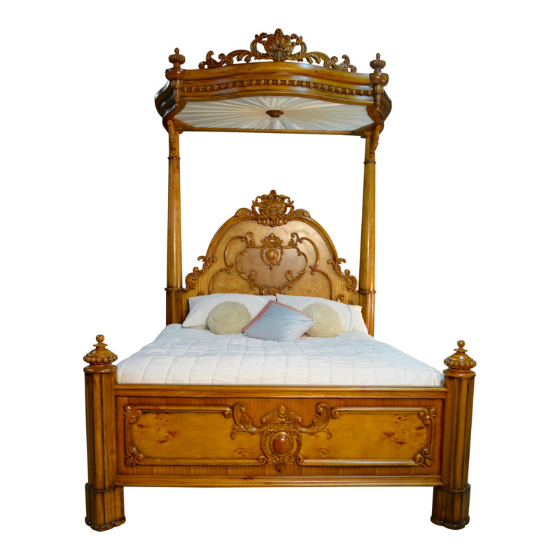 Alaba Solid Wood Bed, Super King (6')