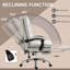 Fauteuil de massage, fauteuil inclinable chauffant avec repose-pieds-743825563