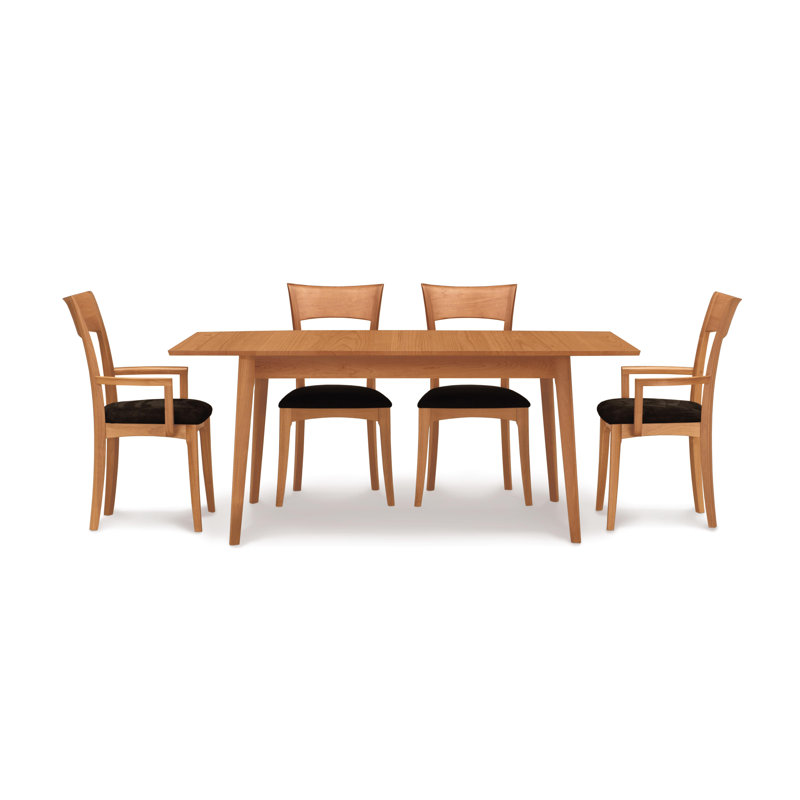 Catalina Four Leg Extension Table, Natural Cherry, 72" L x 46" W