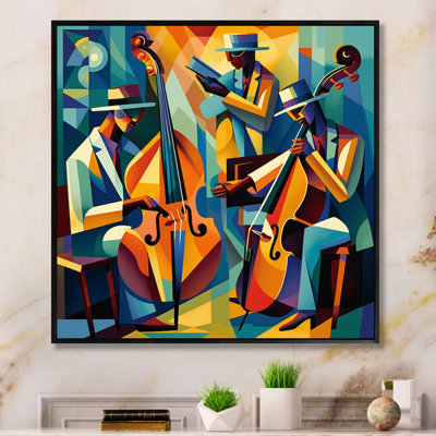 Jazz Performance On Stage II - Music Jazz Large Wall Art