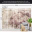 Papier peint floral - Fleurs sur planches-456797899