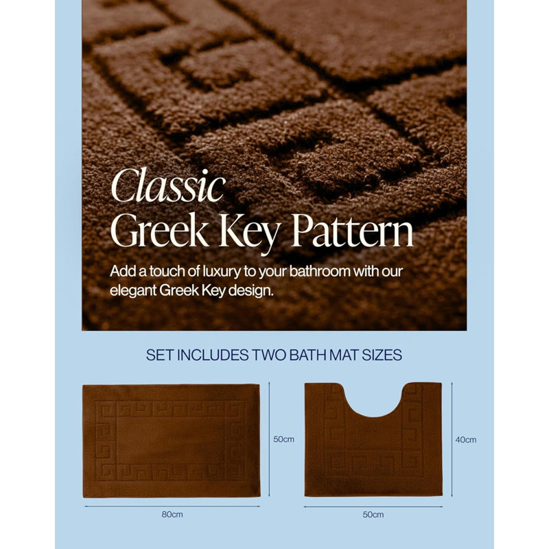 Polypropylene Bath Mat, Chocolate