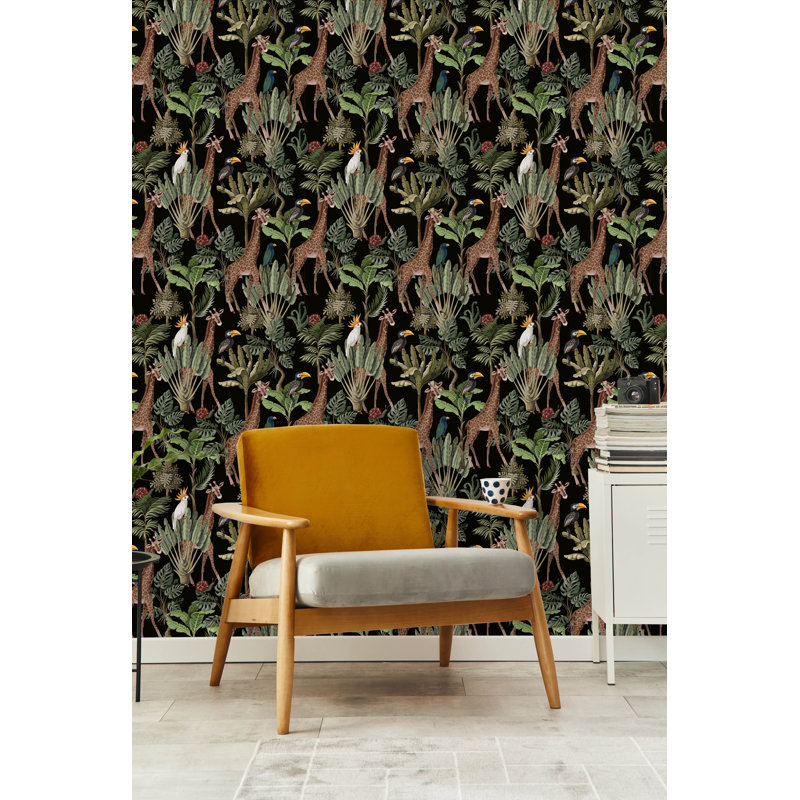 Panneau de papier peint Englehart, L 10,4 po x l 25 po, Papier