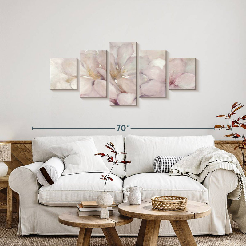 Apple Blossoms, 24" H x 55" W