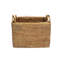 Ensemble rectangulaire de 2 paniers emboîtables avec poignées en boucle-115552299