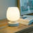 Touch Bedside Table Lamp Set Of 2 - Modern Nightstand With USB-C&A Charging, 3-Way Dimmable LED Desk Lamp, White Opal Glass Shade