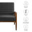 Fauteuil d'appoint en cuir Jensen -101174294-101174293