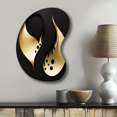 Fakenham - Modern Geometric Boom Shape - Assymterical Metal Wall Art