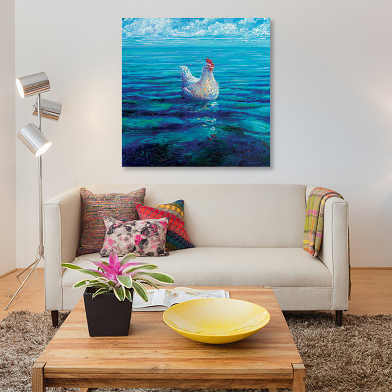 Iris Scott - Wrapped Canvas Print, 93.98 cm H x 93.98 cm W x 1.91 cm D
